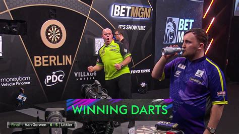Premier League Darts: Van Gerwen beats Littler to win night 11.